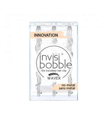 InvisiBobble Waver Crystal Clear Barretes à cheveux - 1