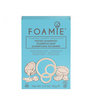 Foamie Shampooing en Barre Shake your Coconuts Pour cheveux normaux 80g Shampooing solide pour cheveux normaux - 4