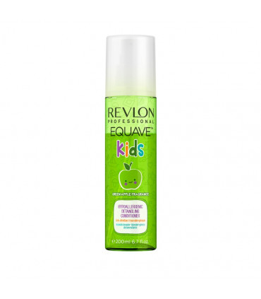 Revlon Professional Equave Kids Apple Soin démêlant 200ml Après-shampoing hypoallergénique sans rinçage pour des cheveux faciles