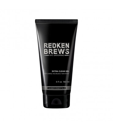 Redken Brews Extra Clean Gel 150ml Gel extra fort pour une coiffure parfaitement fixée et brillante - 1