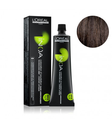 L'Oréal professionnel Inoa 60gr Fundamental 5 Coloration permanente à base d'huile et sans ammoniaque - 1