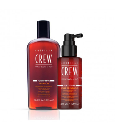 American Crew Fortifying Shampoo & Scalp Treatment Duo pour Homme - 1