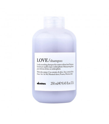 Davines LOVE SMOOTH Shampoo 250ml Shampooing lissant pour cheveux frisés ou indisciplinés - 1