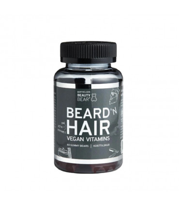 Beauty Bear BEARD N'HAIR Vitamins Bonbons pour stimuler la repousse de la barbe. - 1