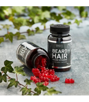 Beauty Bear BEARD N'HAIR Vitamins Bonbons pour stimuler la repousse de la barbe. - 2