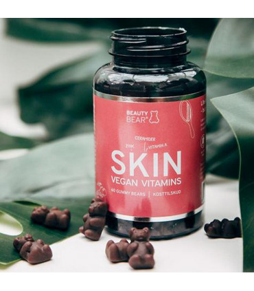 Beauty Bear SKIN Vitamins Bonbons pour aider à avoir une peau propre et saine. - 3