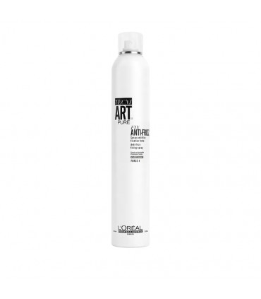L'Oréal professionnel Tecni Art19 Fix Anti Frizz Pure 400ml Spray de fixation forte anti-frizz - 1