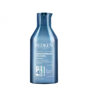 Redken Extreme Bleach Recovery Shampooing 300ml Shampoing doux et fortifiant, spécialement conçu pour les cheveux fragiles après