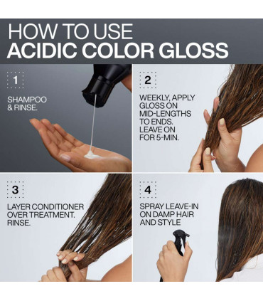 Acidic Color Gloss Activated Glass Gloss Traitement 237ml