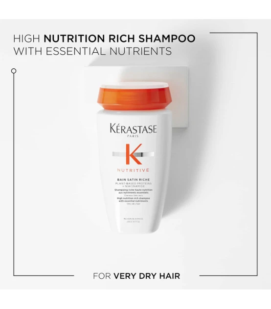 Kérastase Nutritive Bain Satin Riche 250ml  | Celini.fr