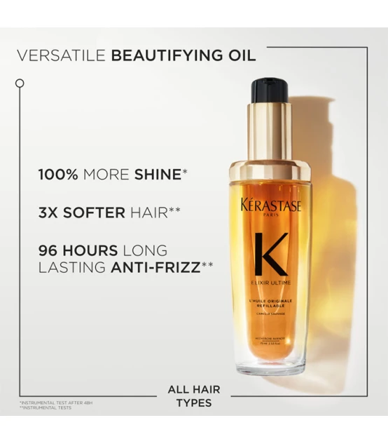 Kérastase Elixir Ultime Huile Originale Refillable 75ml  | Celini.be