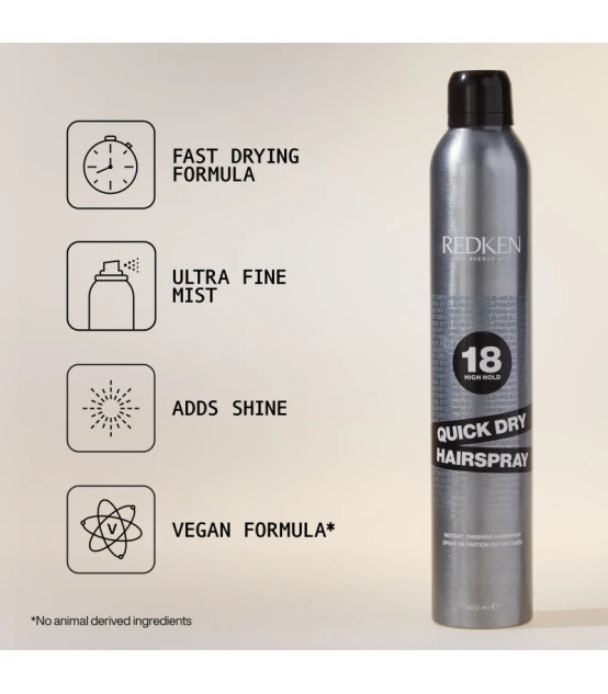 Redken Styling Quick Dry Hairspray 400ml  | Celini.fr