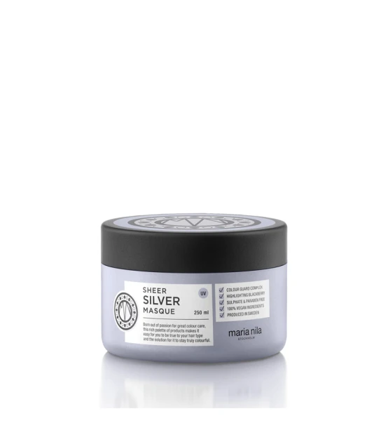 Maria Nila Sheer Silver Masque 250ml  | Celini.fr