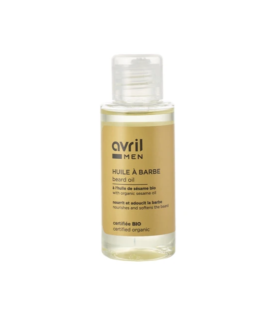 Avril Homme Huile barbe certifiée bio 50ml  | Celini.fr
