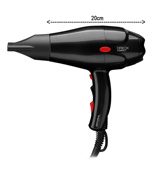 Original! Dreox Compact Sèche-cheveux Noir  | Celini.fr