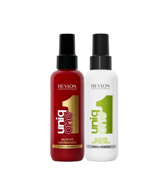 Revlon Professional Uniq One Traitement Classic+Greentea  | Celini.fr