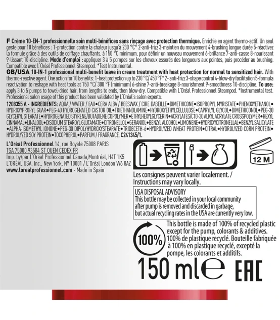 L'Oréal Professionnel Série Expert Blow-Dry Fluidifier 150ml  | Cel...