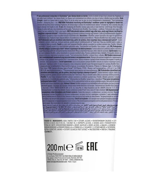 L'Oréal Professionnel Série Expert Blondifier Soin 200ml  | Celini.fr