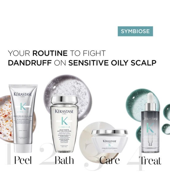 Kérastase Symbiose Bain Pureté Anti-Pelliculaire 500ml  | Celini.fr