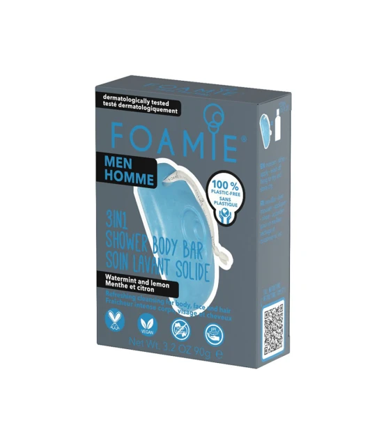 Foamie 3In1 Men Bar Ocean Breeze 80g  | Celini.fr