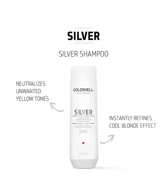 Goldwell Dualsenses Silver Shampooing Argent 250ml  | Celini.be