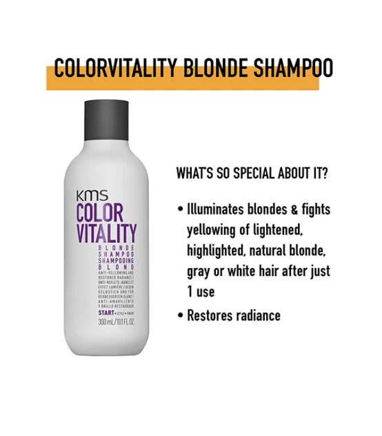 Kms Color Vitality Shampooing Blond 300ml  | Celini.fr