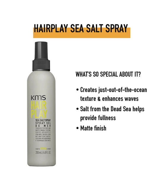 Kms Hair Play Spray Sel de Mer 200ml  | Celini.fr