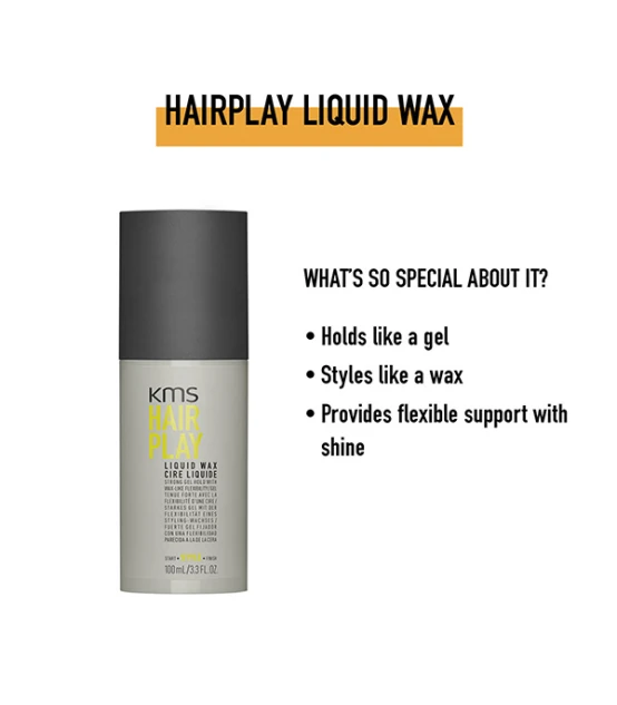 Kms Hair Play Cire Liquide 100ml  | Celini.fr