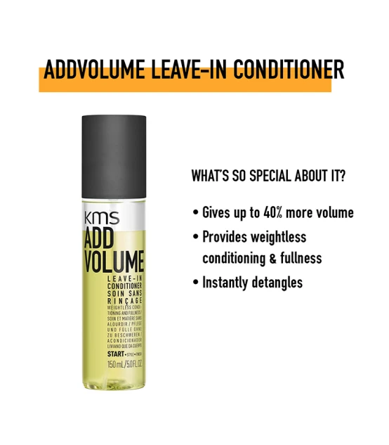 Kms Add Volume Leave-In Conditioner 150ml  | Celini.fr