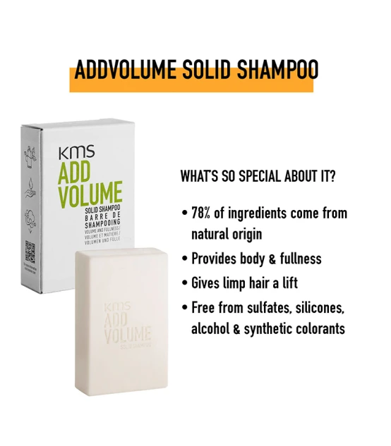Kms Add Volume Solid Shampoo 75gr  | Celini.fr