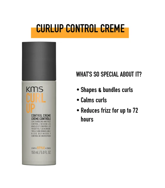 Kms Curl Up Control Creme 150ml  | Celini.fr