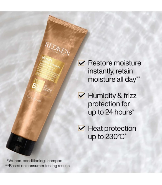 Redken All Soft Leave in 150ml  | Celini.fr