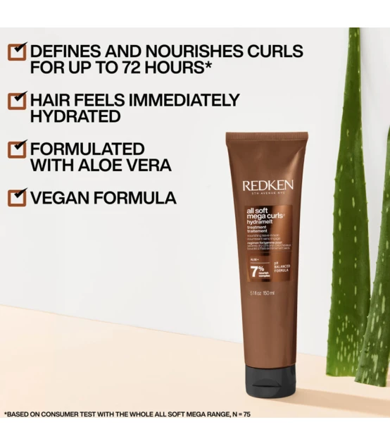 Redken All Soft Mega Curls Hydramelt Traitement 150ml  | Celini.fr