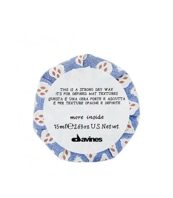 Davines MORE INSIDE Strong Dry Wax 75ml  | Celini.fr