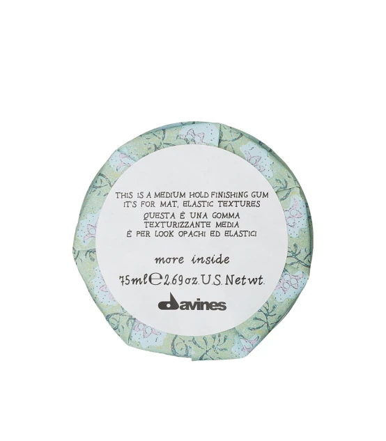 Davines MORE INSIDE Medium Hold Finishing Gum 75ml  | Celini.fr
