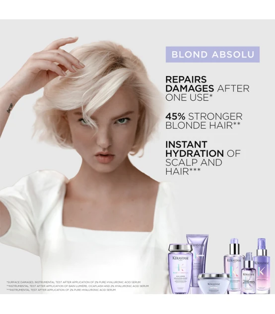 Kérastase Blond Absolu 2% Pure Hyaluronic Acid Serum 50ml  | Celini.fr