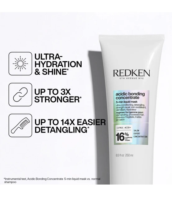 Redken Acidic Bonding Concentrate 5-Min Liquid Mask 250ml  | Celini.fr