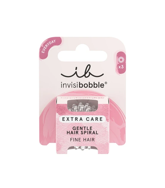 InvisiBobble Extra Care Crystal Clear 3Pc  | Celini.fr