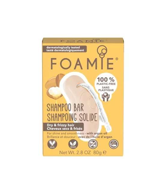 Foamie Kiss Me Argan (Anti-Frizz Shampoo For Frizzy Hair)  | Celini.fr