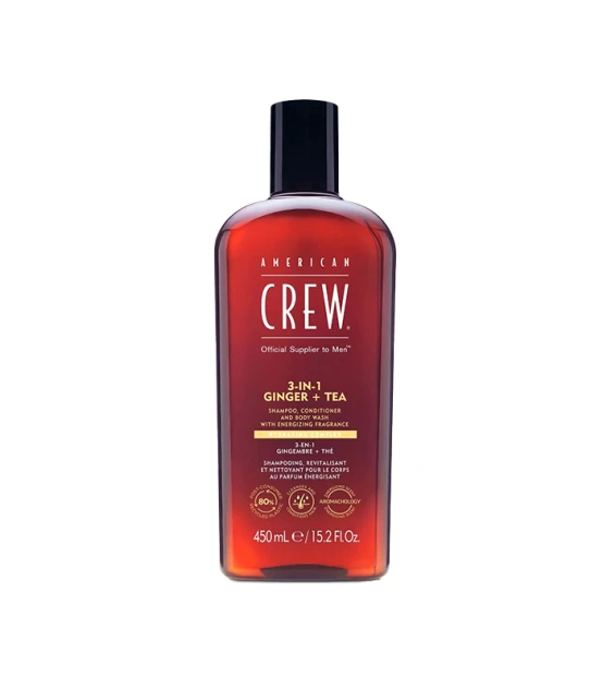 American Crew Ginger + Tea 3-in-1 450ml  | Celini.be
