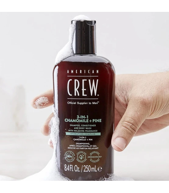 American Crew Chamomile + Pine 3-in-1 250ml  | Celini.fr
