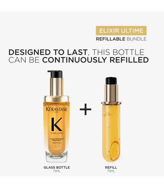 Kérastase Elixir Ultime Huile Originale Refill 75ml  | Celini.fr