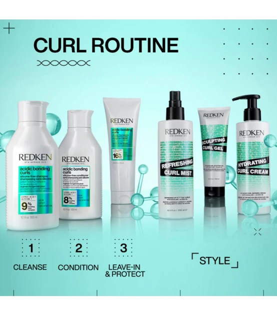 Redken ABC Acidic Bonding Curls Après-Shampooing 300ml  | Celini.fr