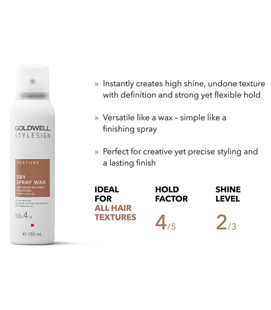 Goldwell Stylesign Texture Dry Spray Wax 150ml  | Celini.fr