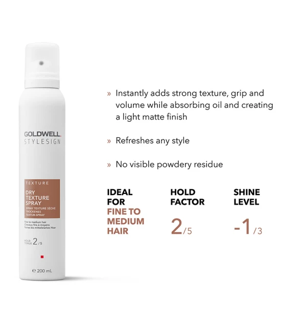 Goldwell Stylesign Texture Dry Texture Spray 200ml  | Celini.fr