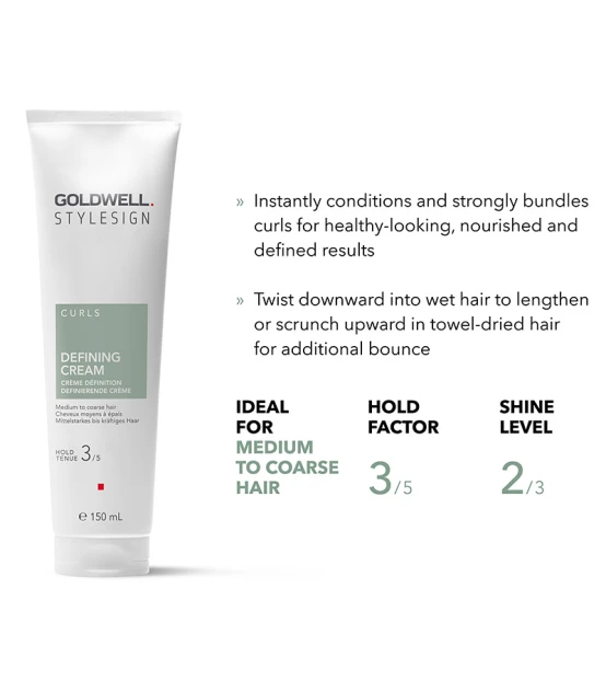 Goldwell Stylesign Curls Defining Cream 150ml  | Celini.fr