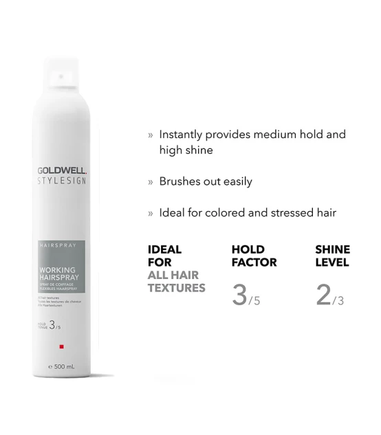 Goldwell Stylesign Hairspray Working Hairspray 500ml  | Celini.fr