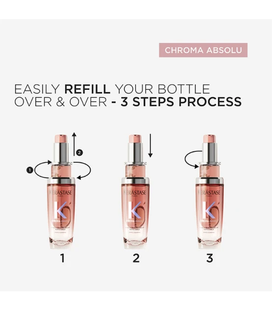 Kérastase Chroma Absolu Huile Chroma Éclat Refill 75ml  | Celini.fr