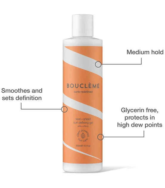 Bouclème Seal + Shield Curl Defining Gel 300ml  | Celini.fr
