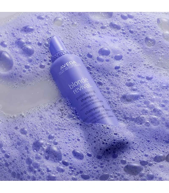 Aveda Blonde Revival Purple Toning Shampoo 1000ml  | Celini.fr